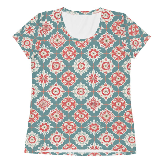 All-Over Print Women's Athletic T-shirt