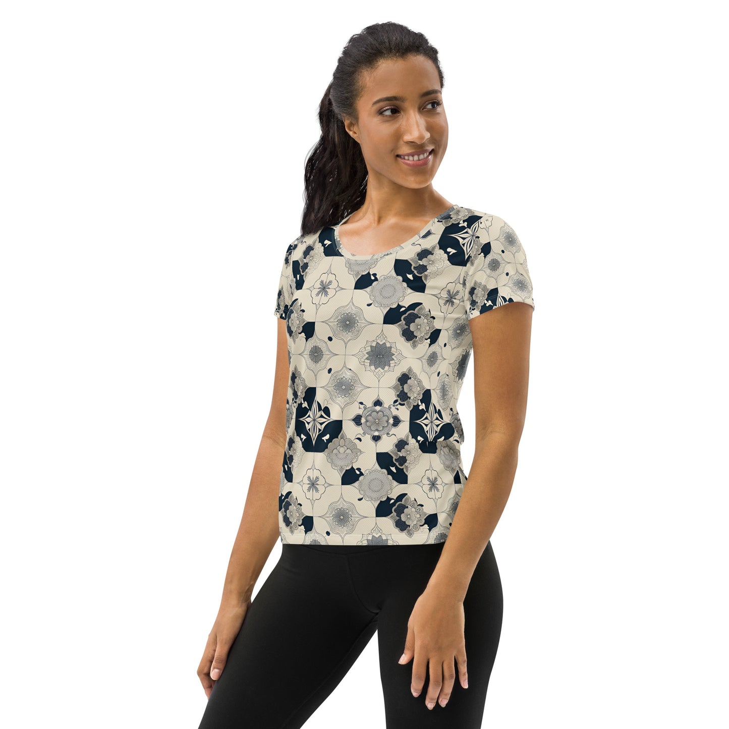 All-Over Print Women's Athletic T-shirt