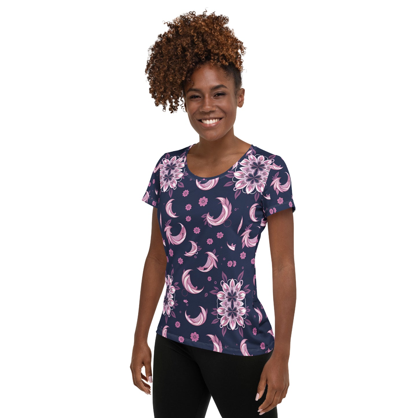 All-Over Print Women's Athletic T-shirt