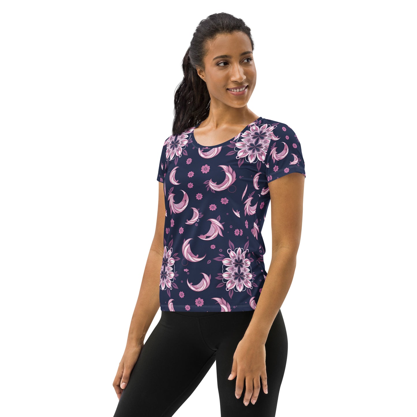 All-Over Print Women's Athletic T-shirt