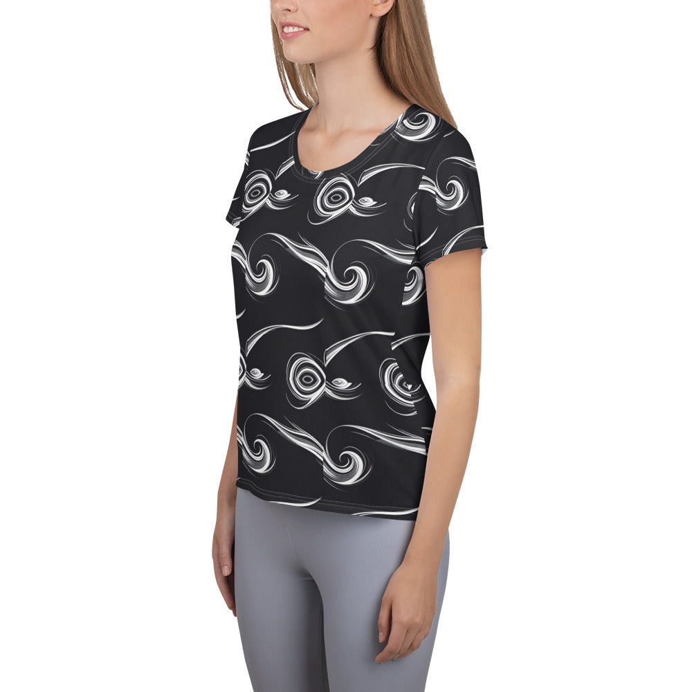 All-Over Print Women's Athletic T-shirt