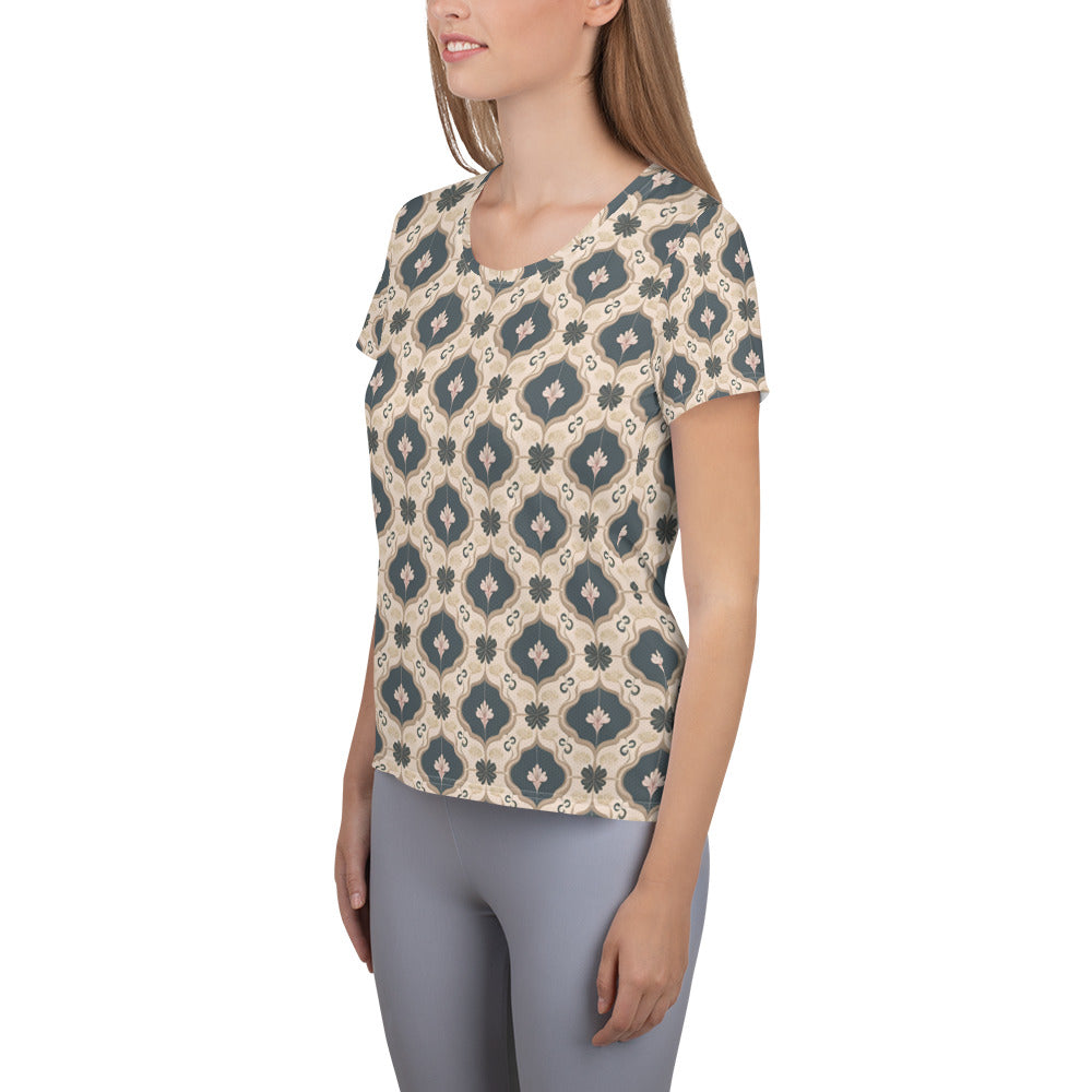 All-Over Print Women's Athletic T-shirt