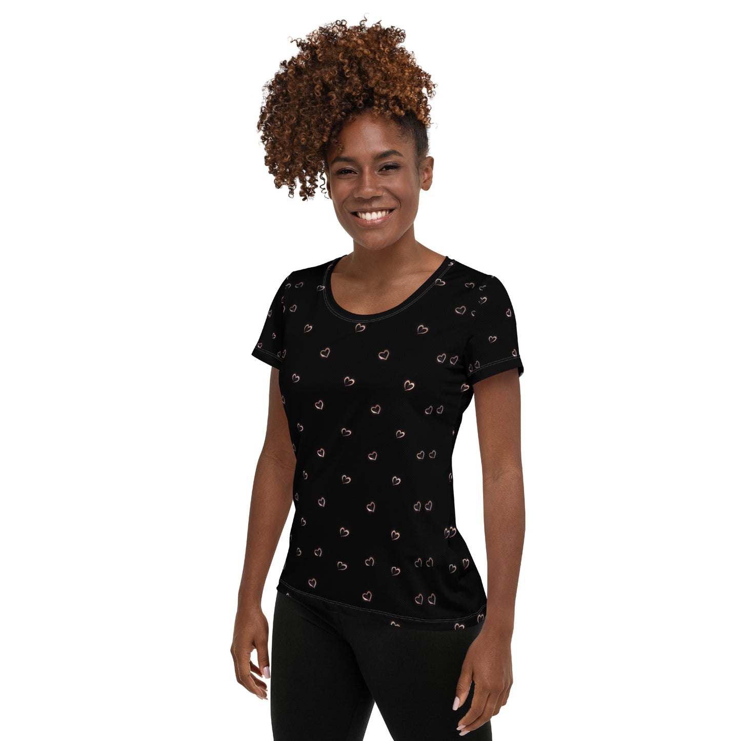 All-Over Print Women's Athletic T-shirt