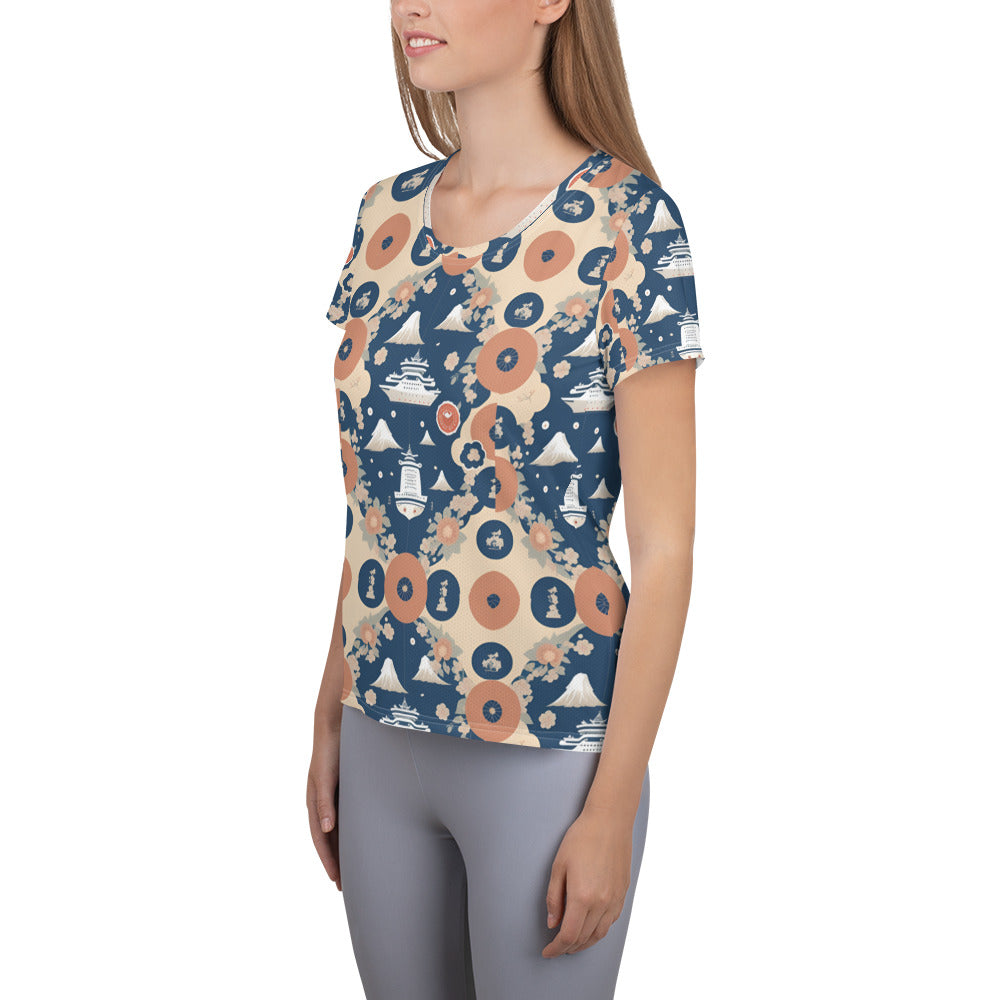 All-Over Print Women's Athletic T-shirt