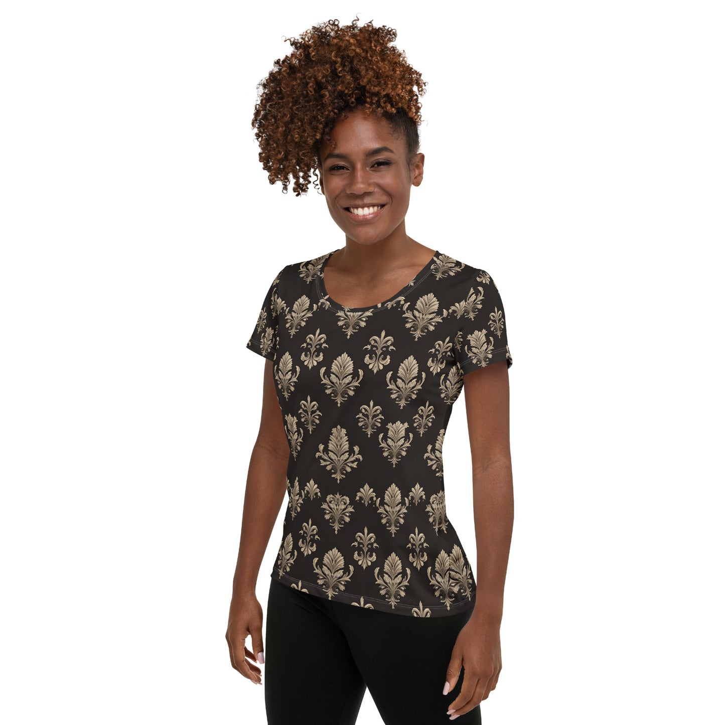 All-Over Print Women's Athletic T-shirt