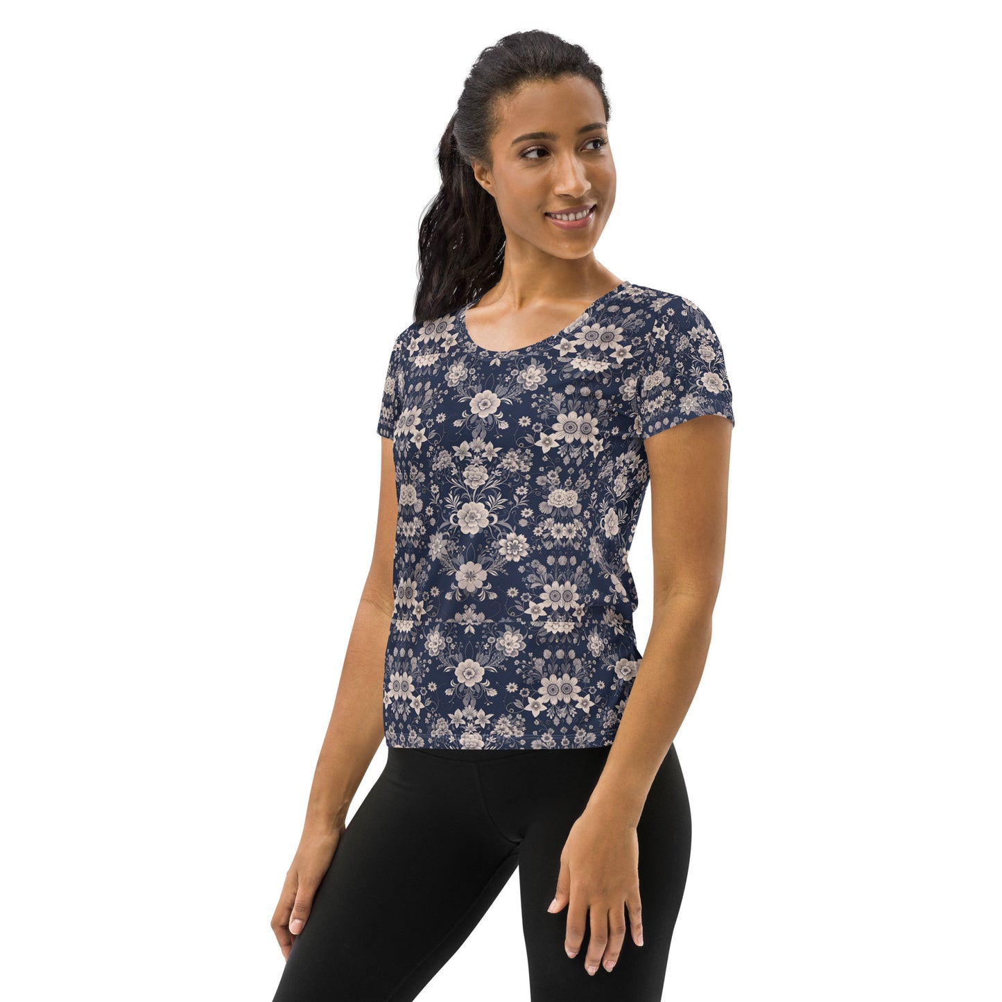 All-Over Print Women's Athletic T-shirt