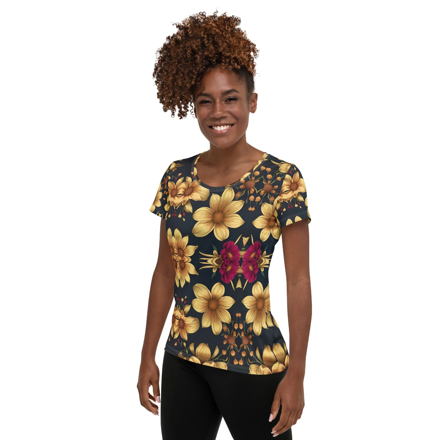 All-Over Print Women's Athletic T-shirt