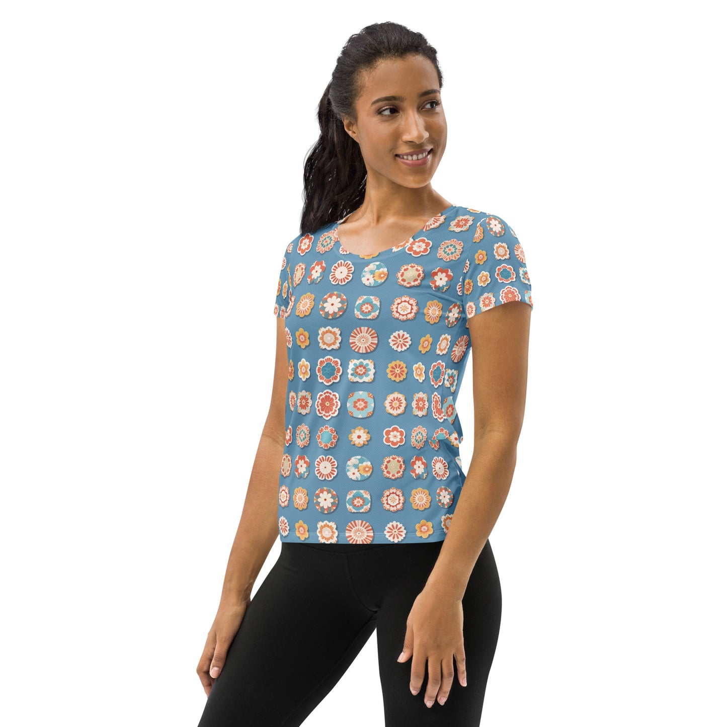 All-Over Print Women's Athletic T-shirt