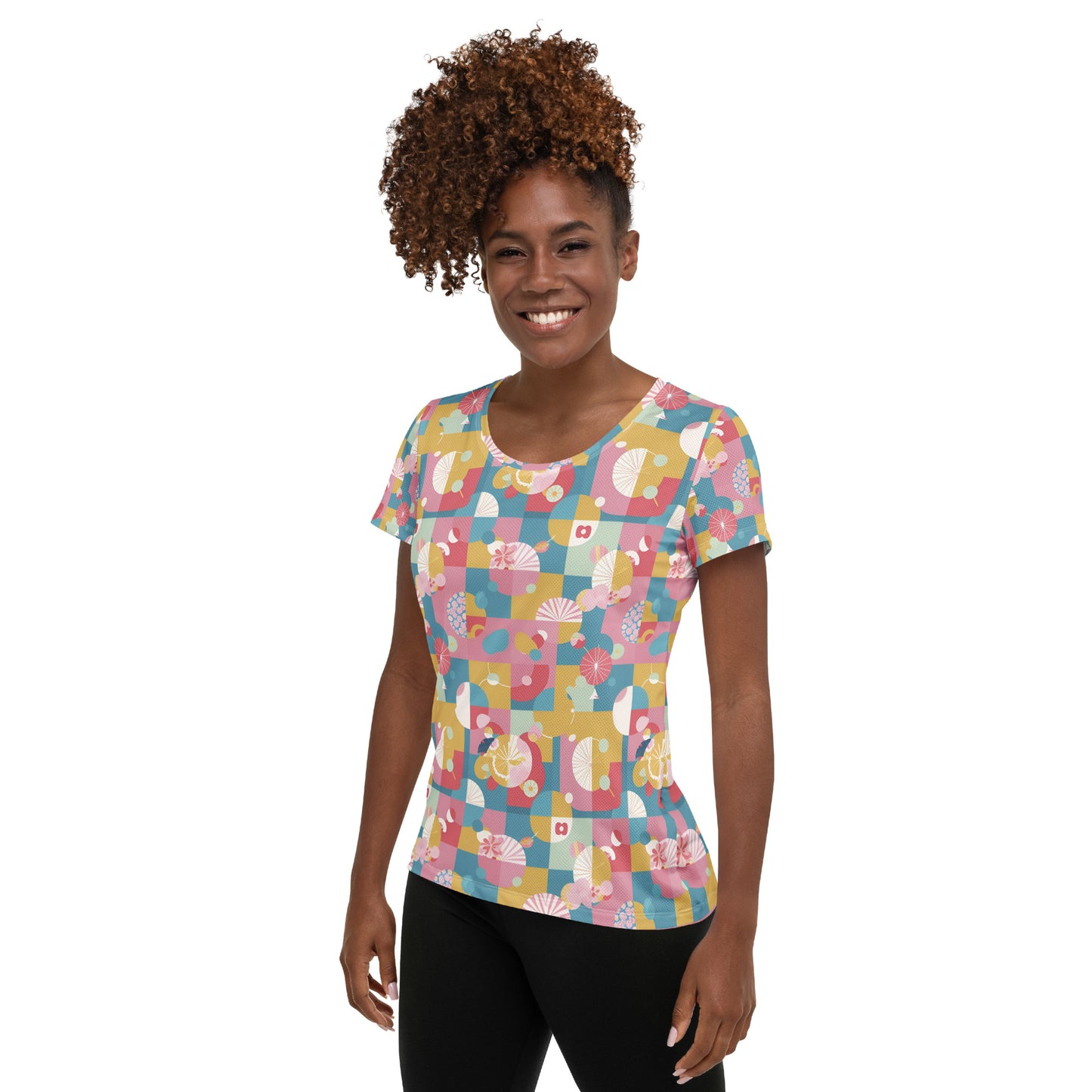 All-Over Print Women's Athletic T-shirt