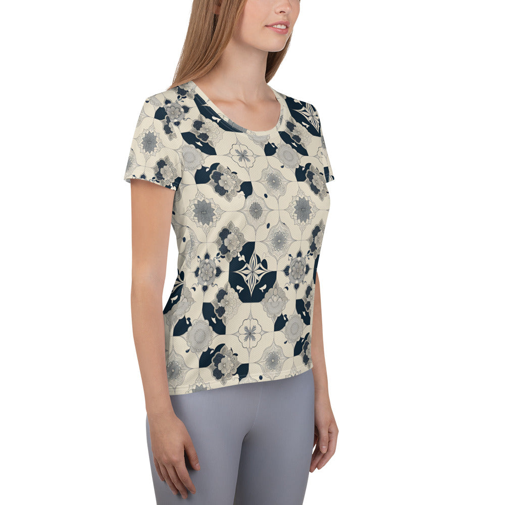 All-Over Print Women's Athletic T-shirt