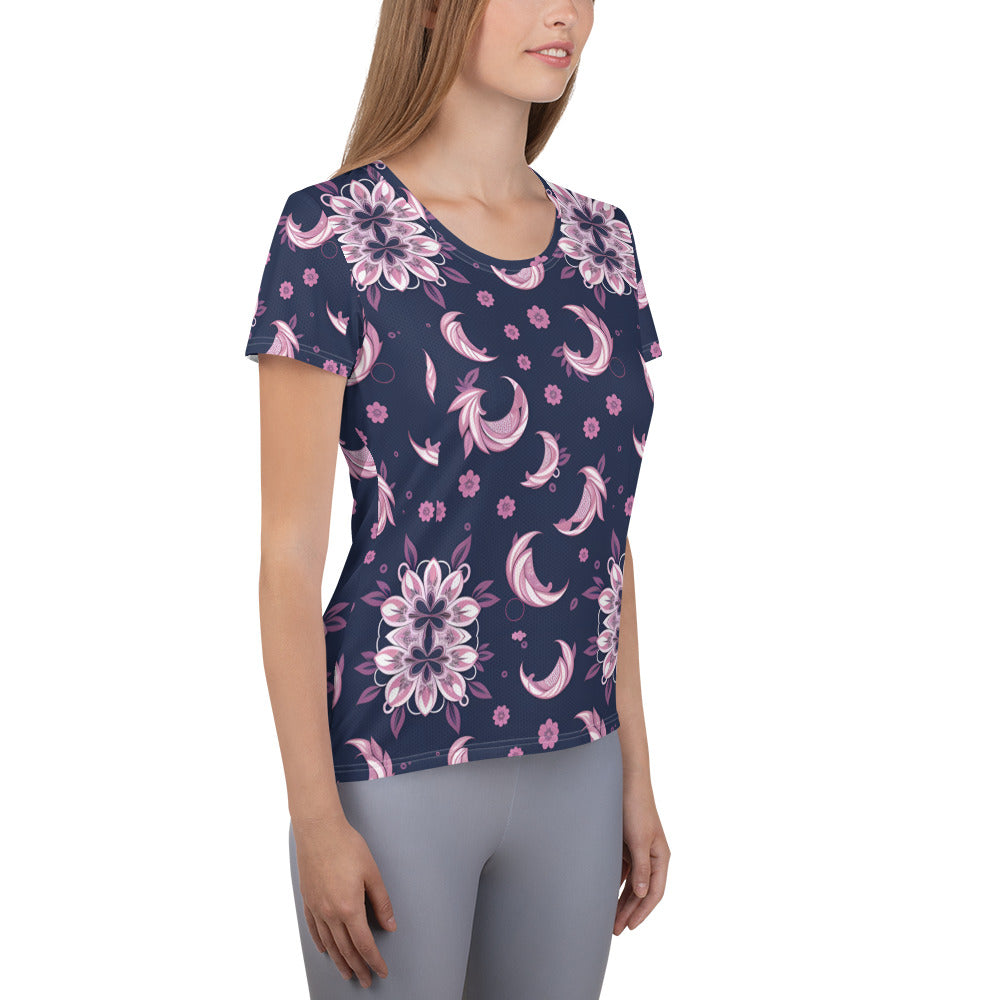 All-Over Print Women's Athletic T-shirt