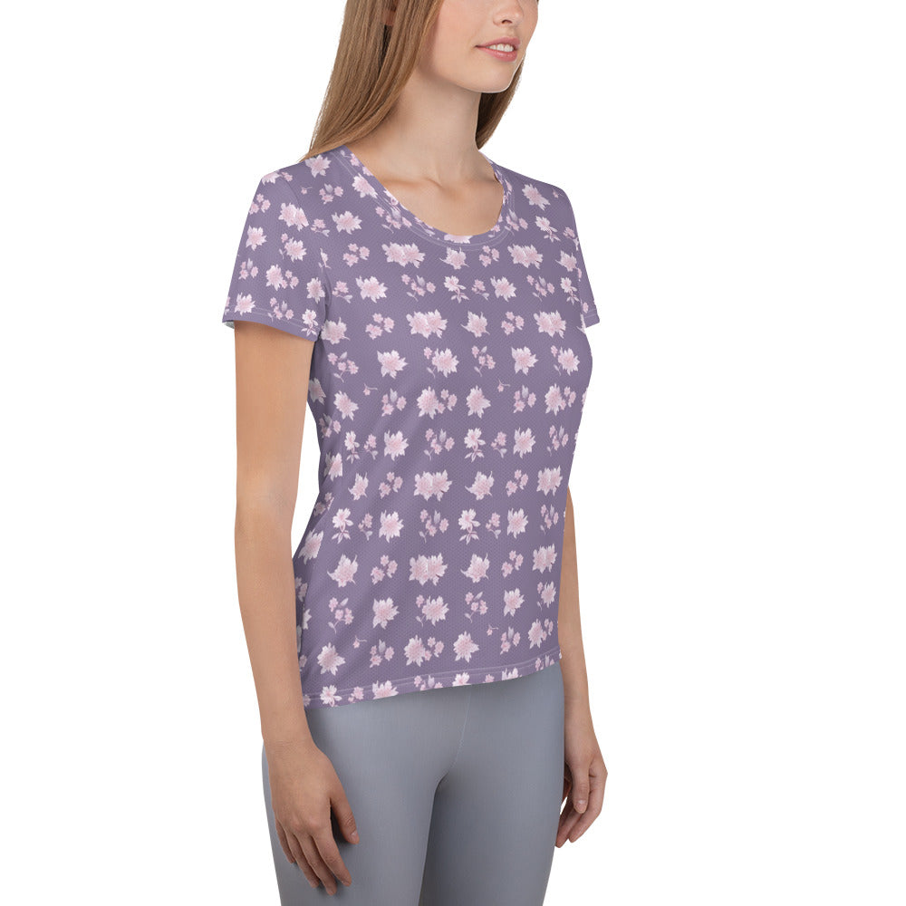 All-Over Print Women's Athletic T-shirt