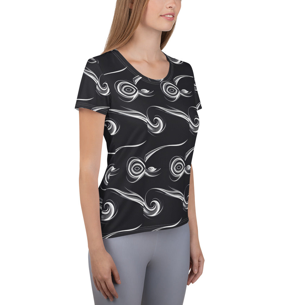 All-Over Print Women's Athletic T-shirt