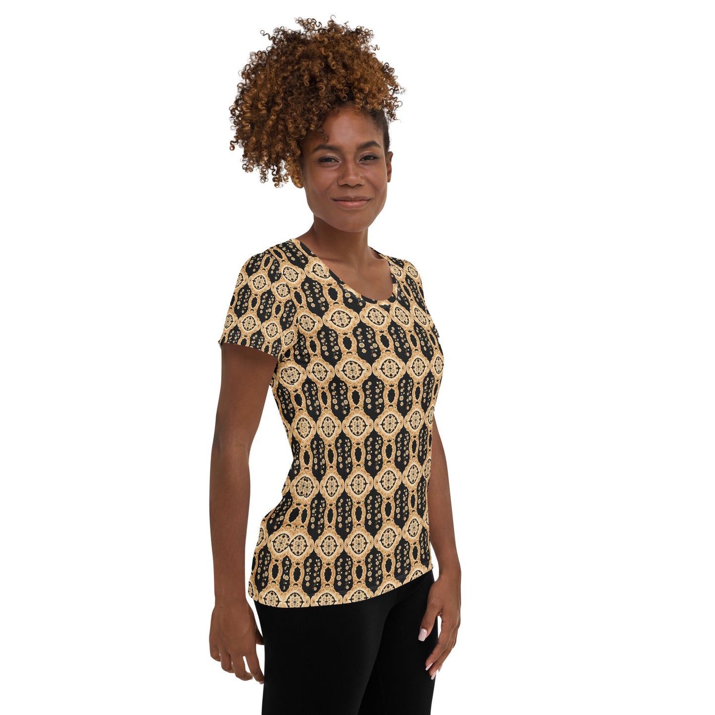 All-Over Print Women's Athletic T-shirt