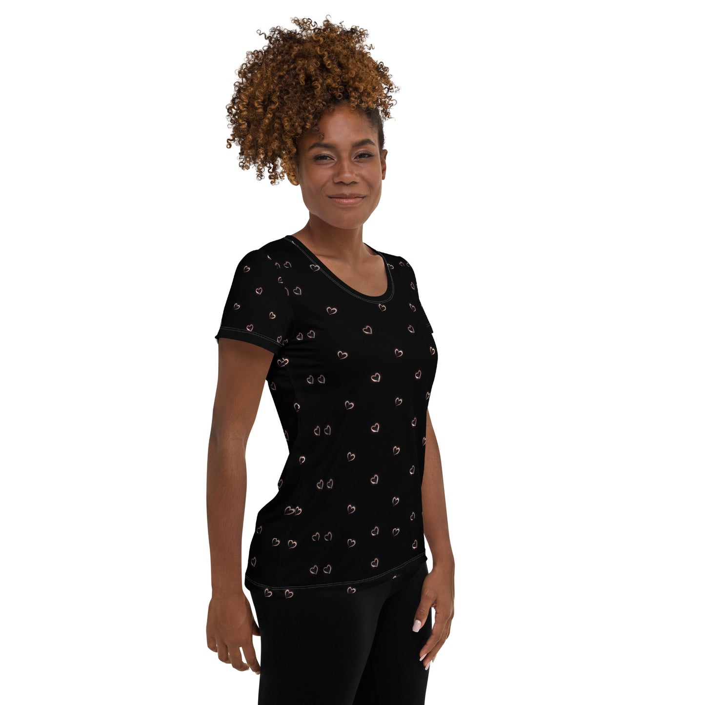 All-Over Print Women's Athletic T-shirt