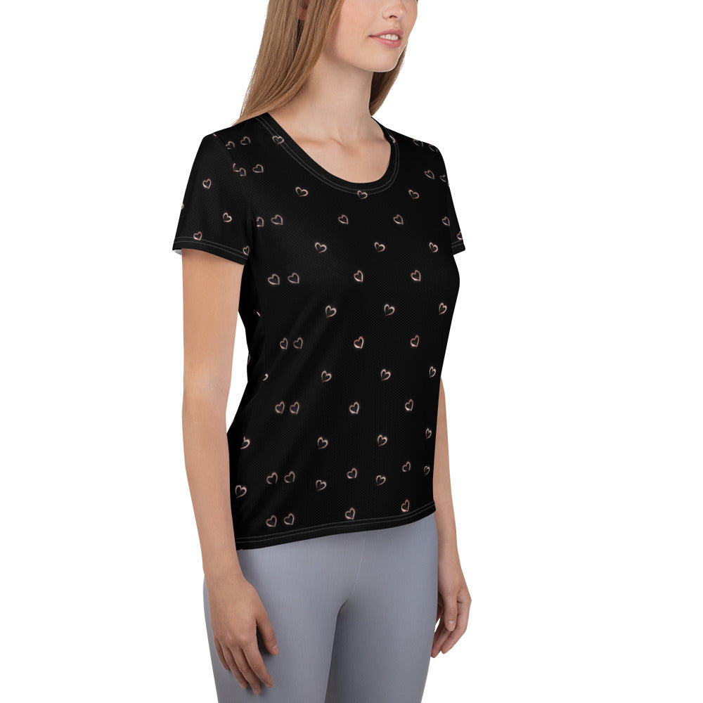 All-Over Print Women's Athletic T-shirt