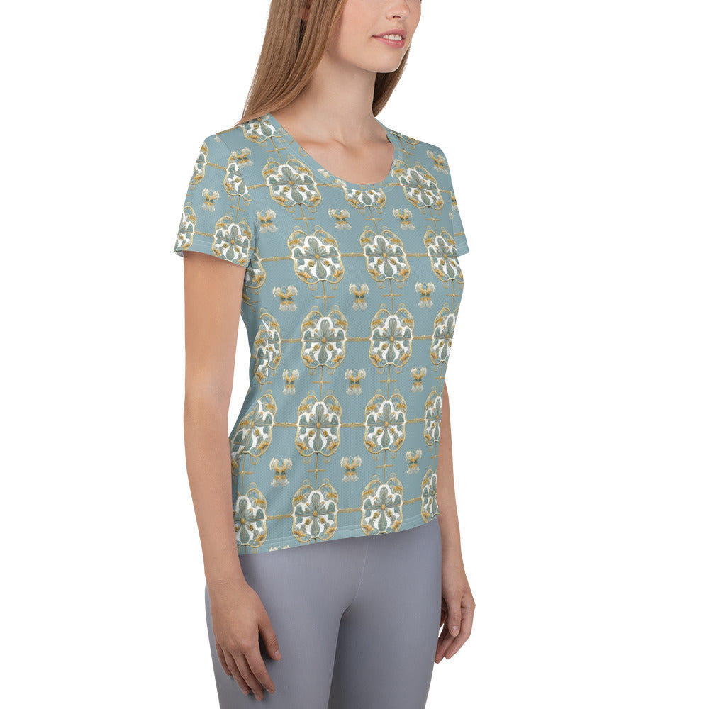 All-Over Print Women's Athletic T-shirt