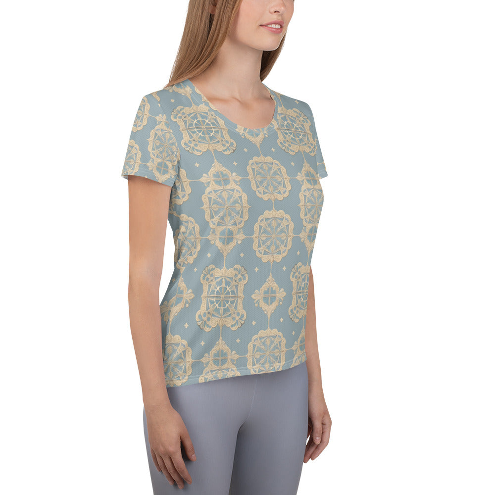 All-Over Print Women's Athletic T-shirt