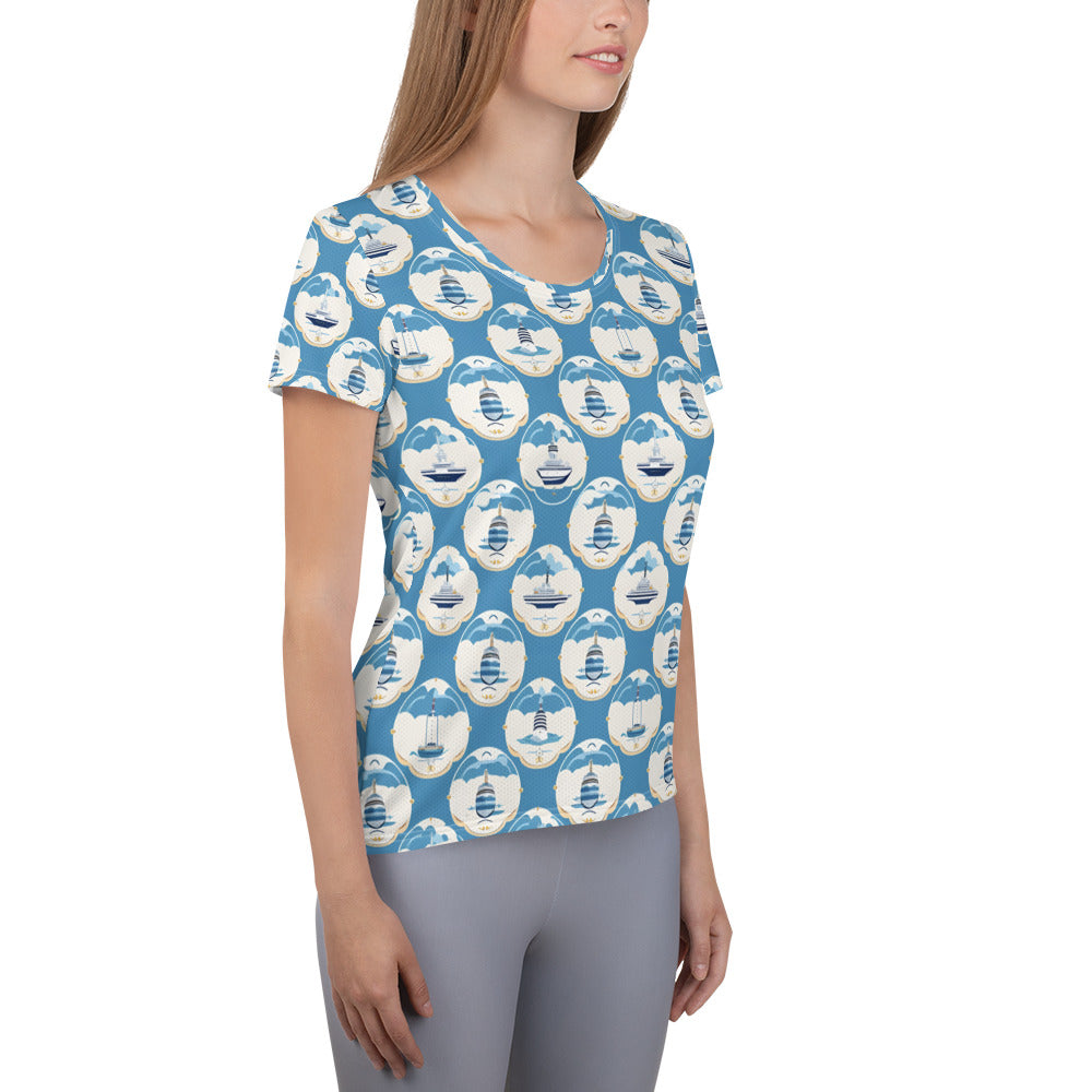 All-Over Print Women's Athletic T-shirt