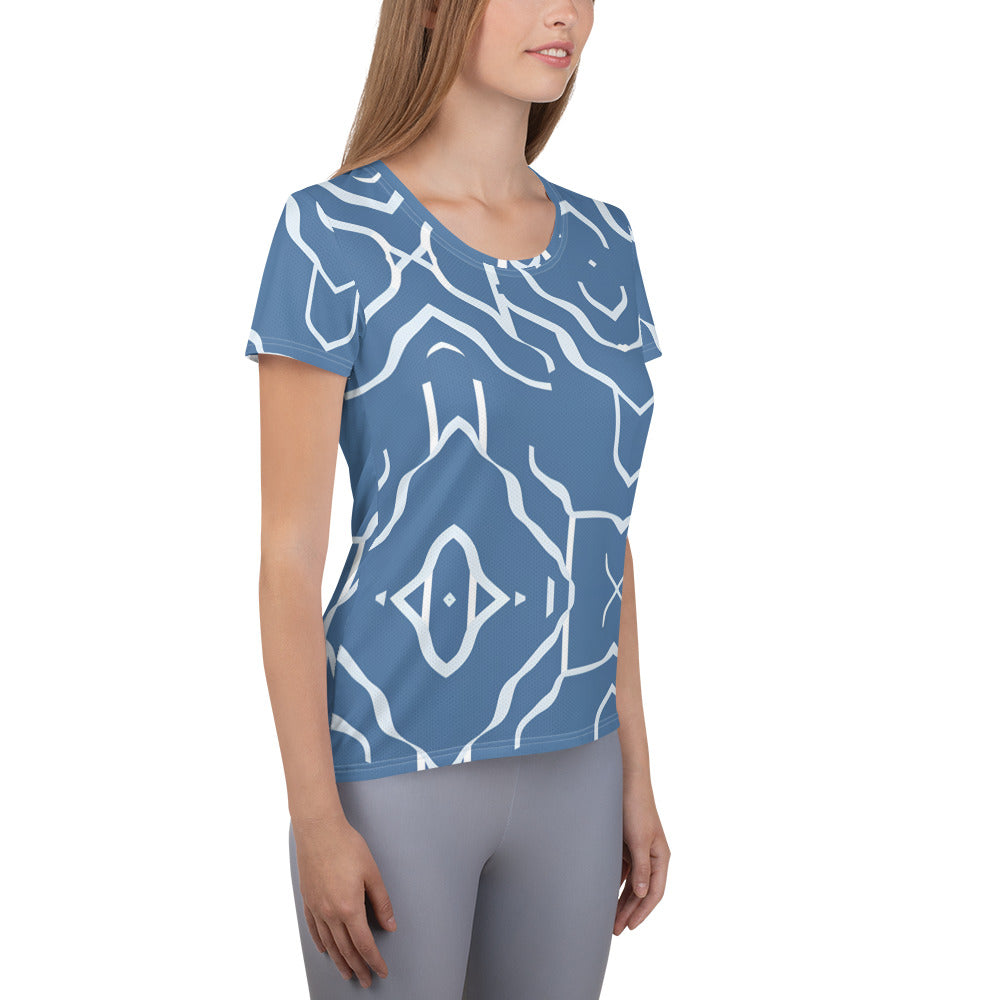 All-Over Print Women's Athletic T-shirt