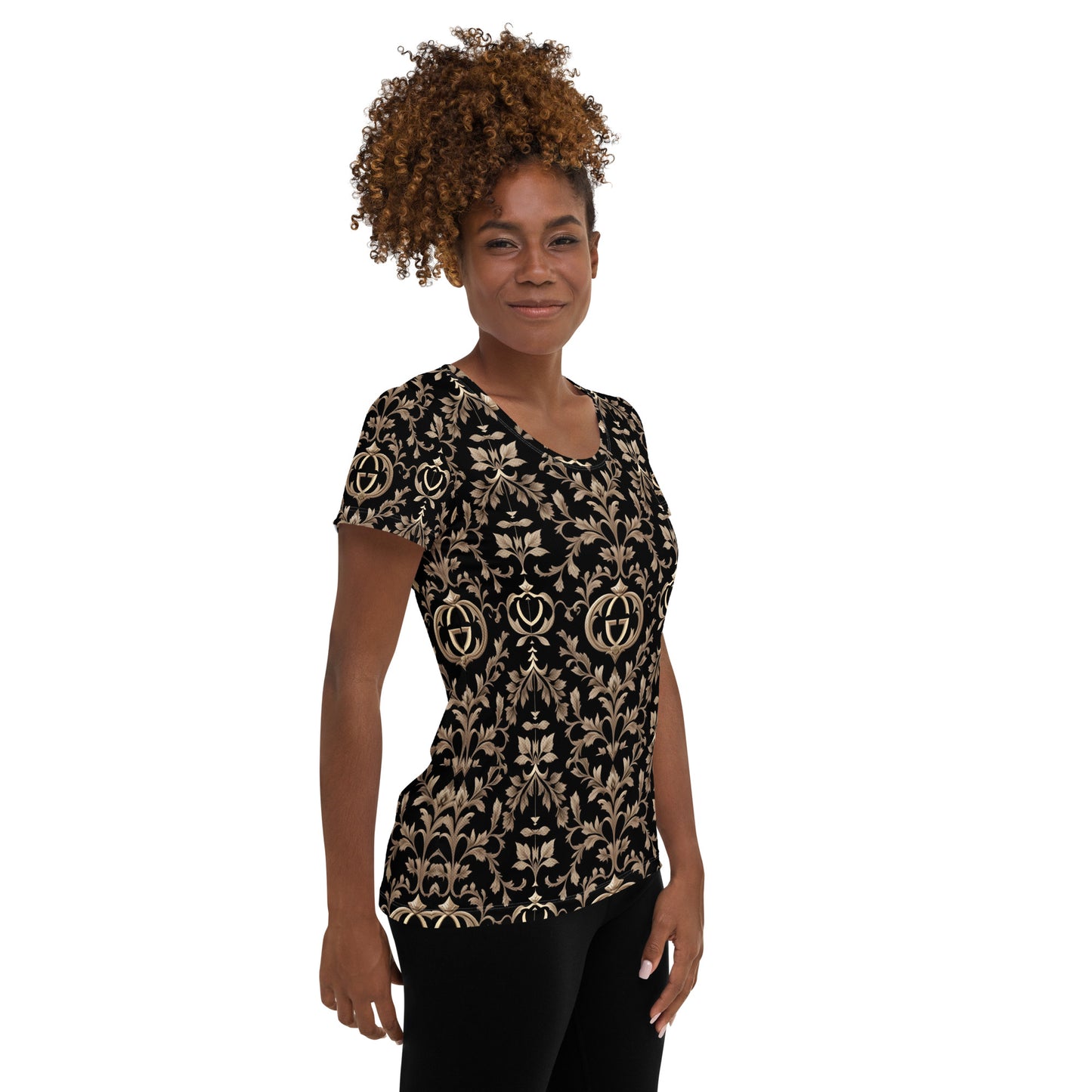 All-Over Print Women's Athletic T-shirt