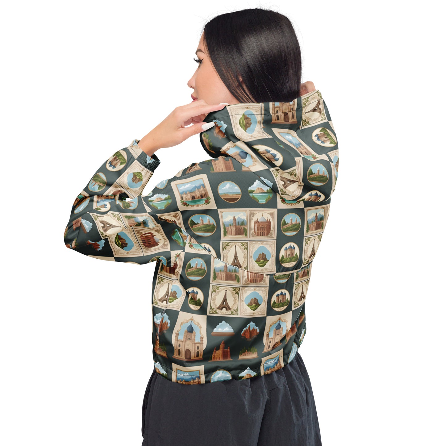 Women’s cropped windbreaker