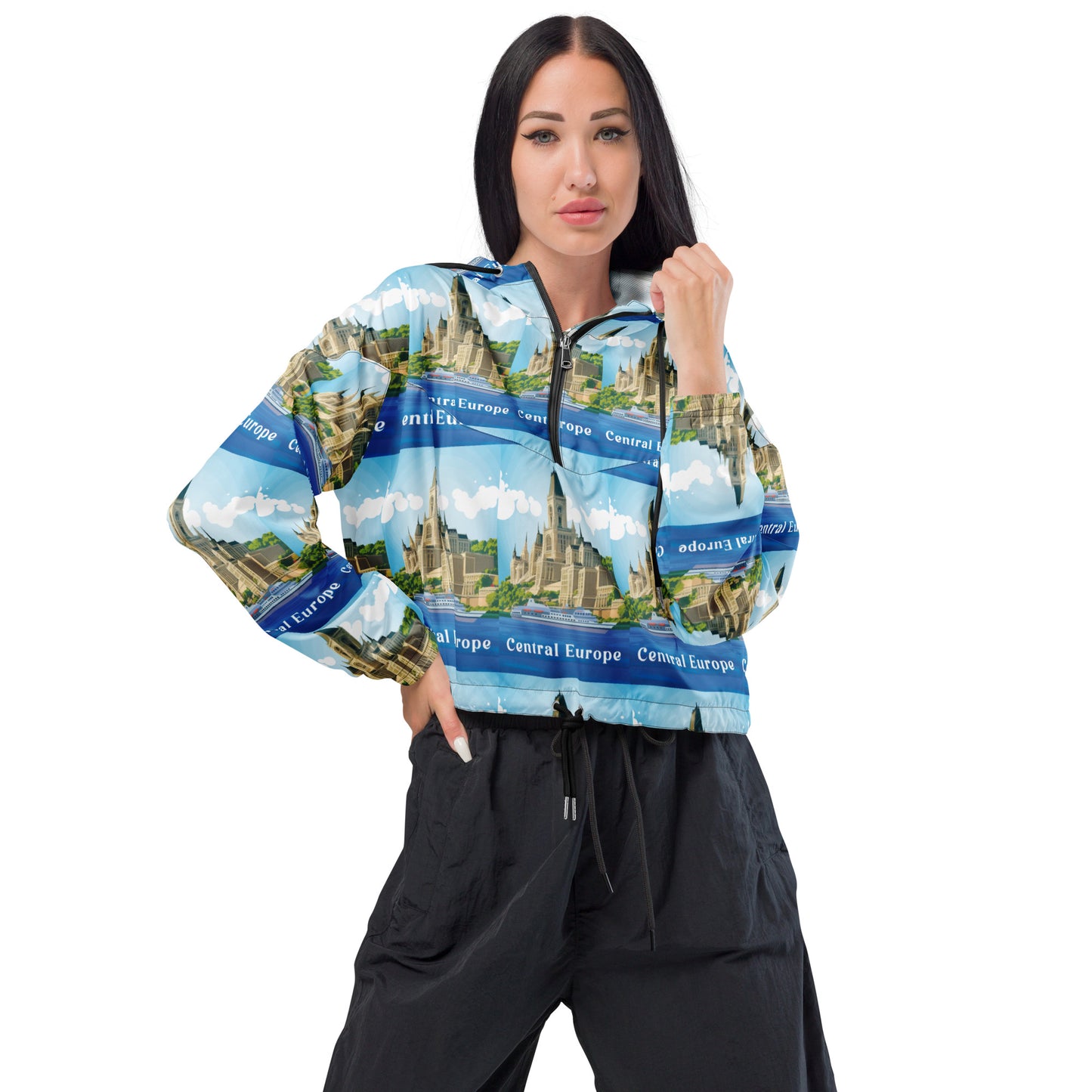 Women’s cropped windbreaker