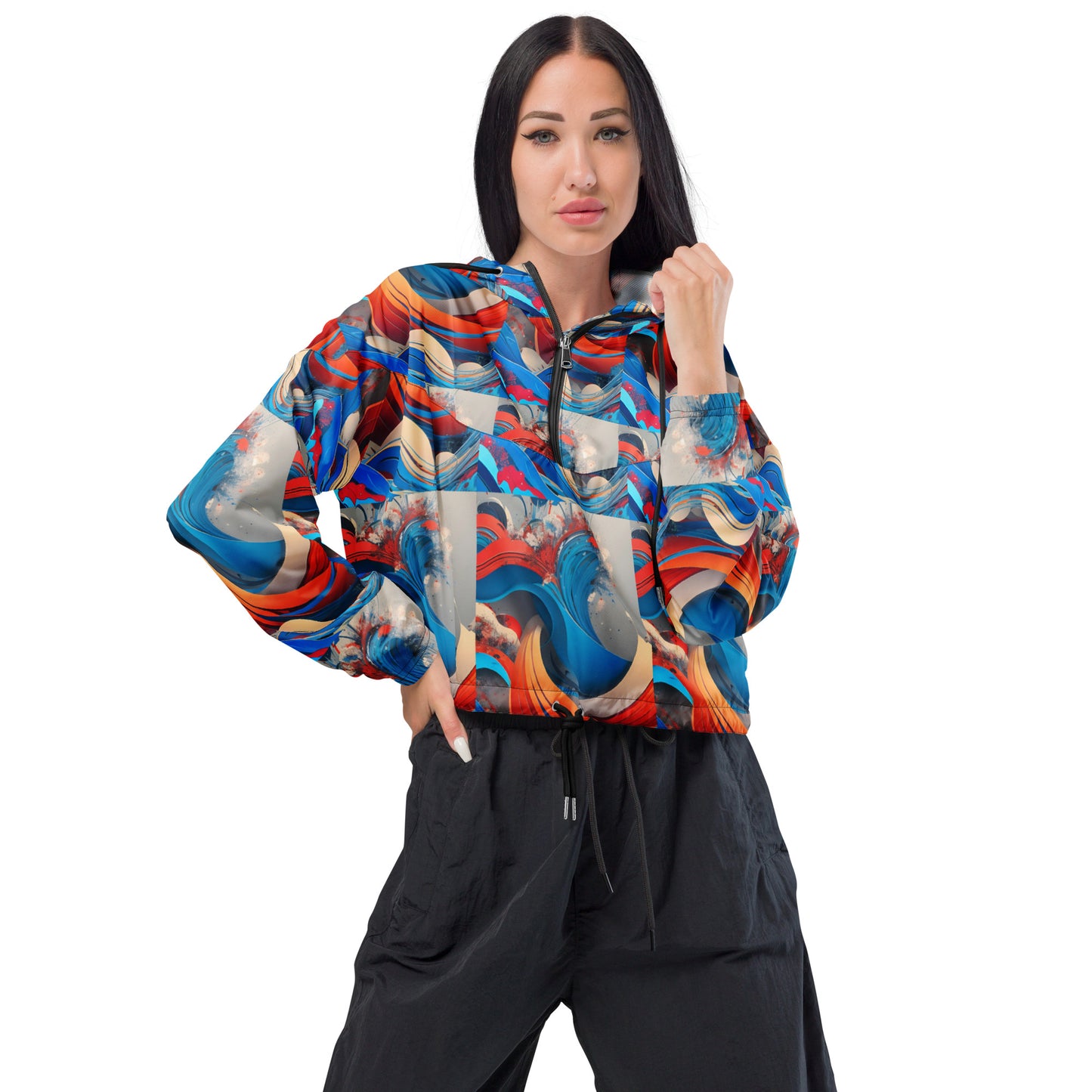 Women’s cropped windbreaker