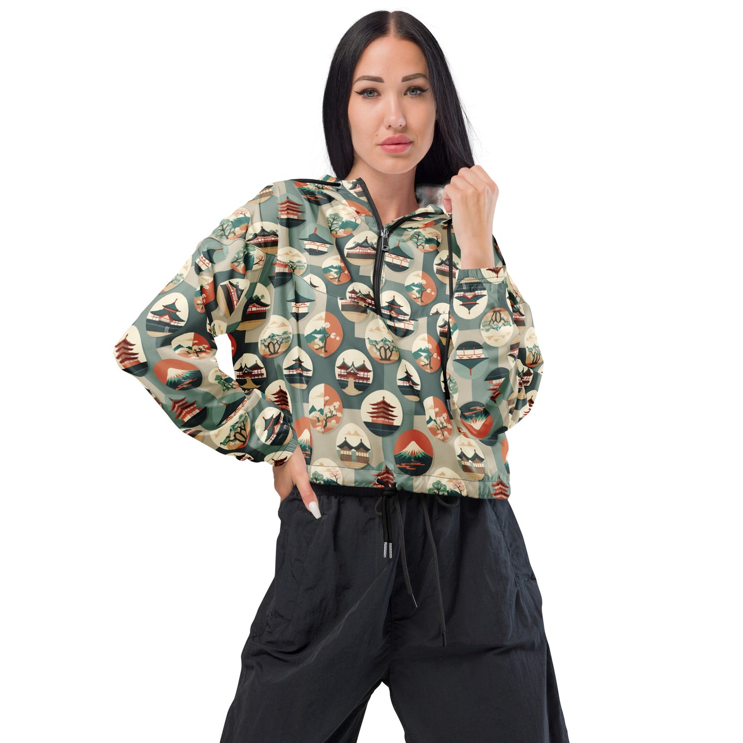 Women’s cropped windbreaker