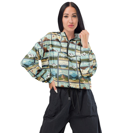 Women’s cropped windbreaker