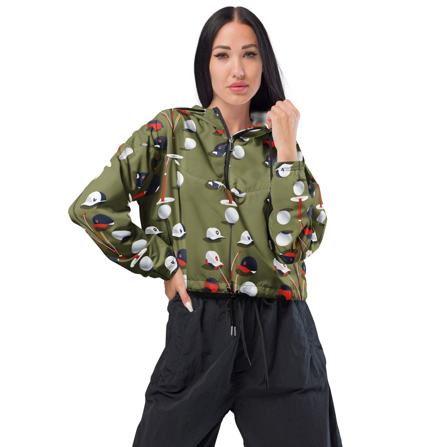 Women’s cropped windbreaker