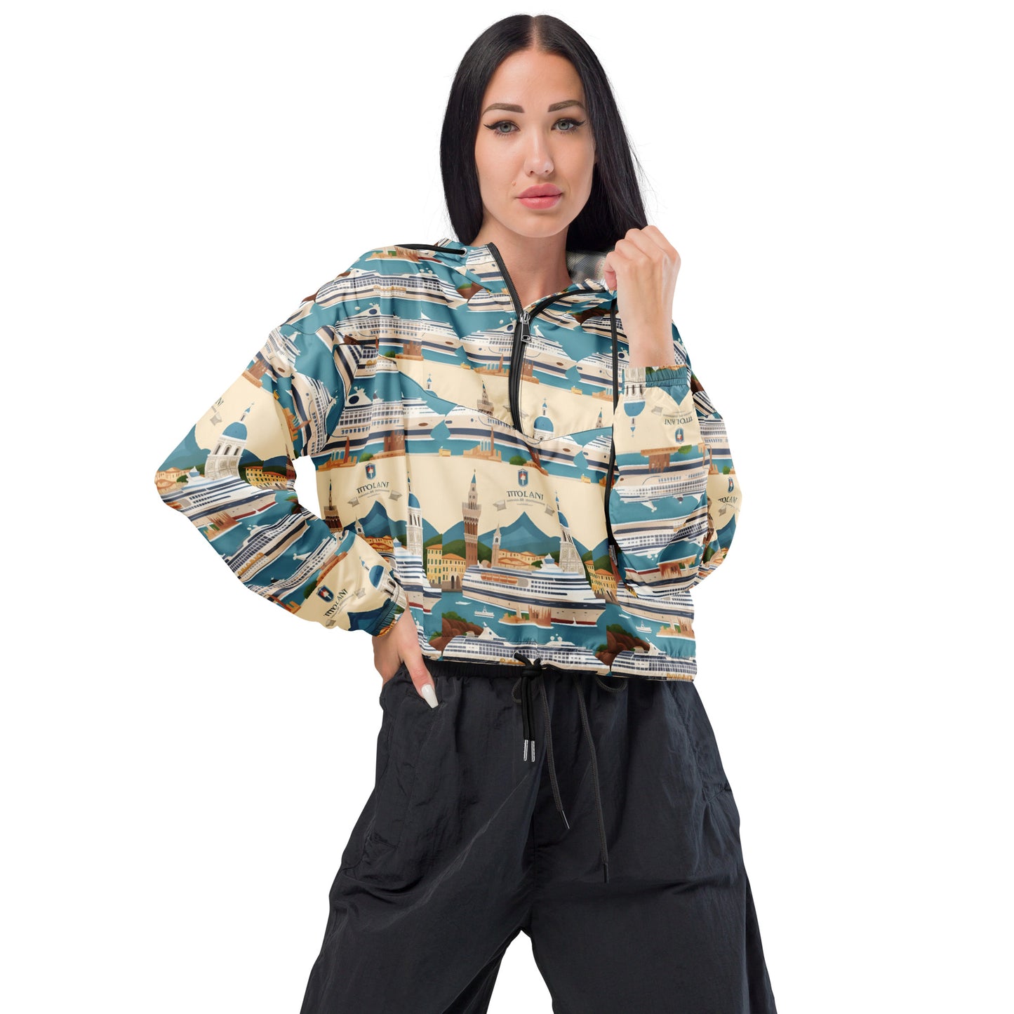 Women’s cropped windbreaker