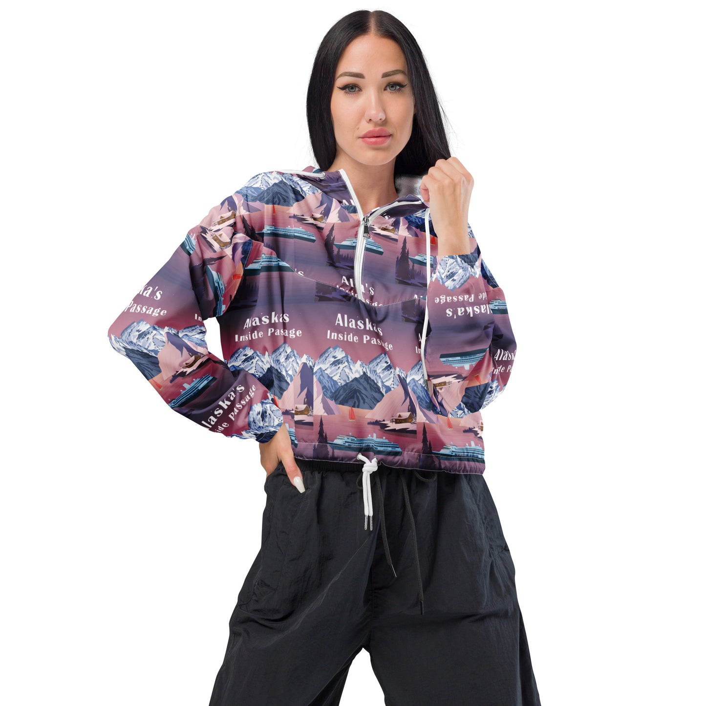 Women’s cropped windbreaker