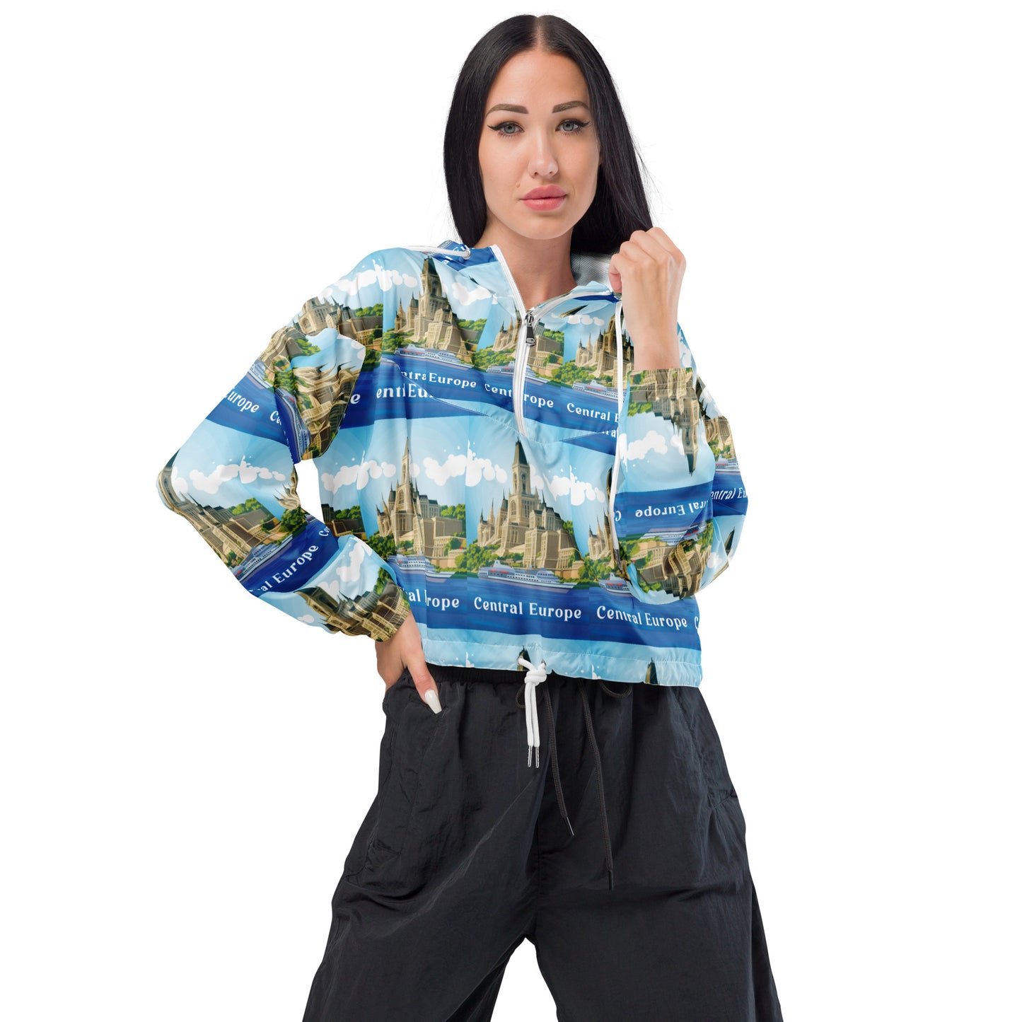 Women’s cropped windbreaker