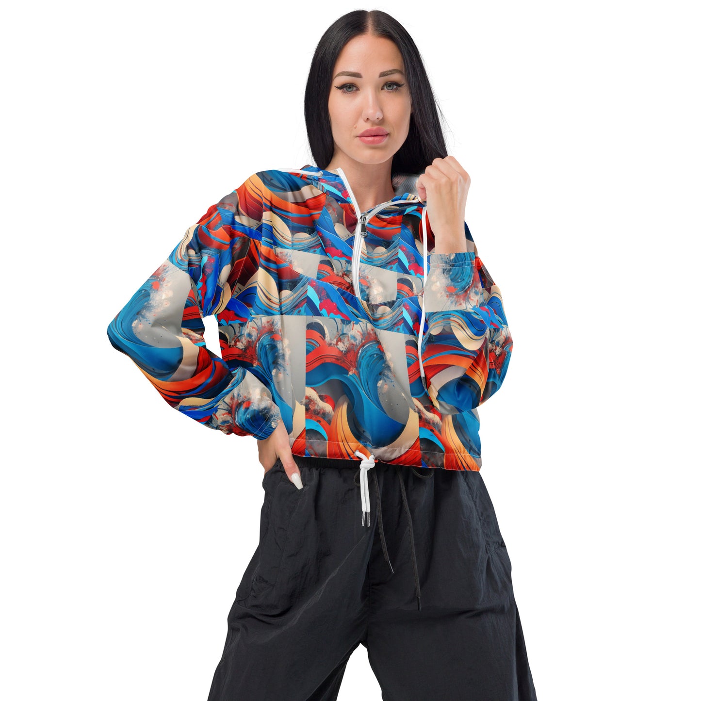 Women’s cropped windbreaker