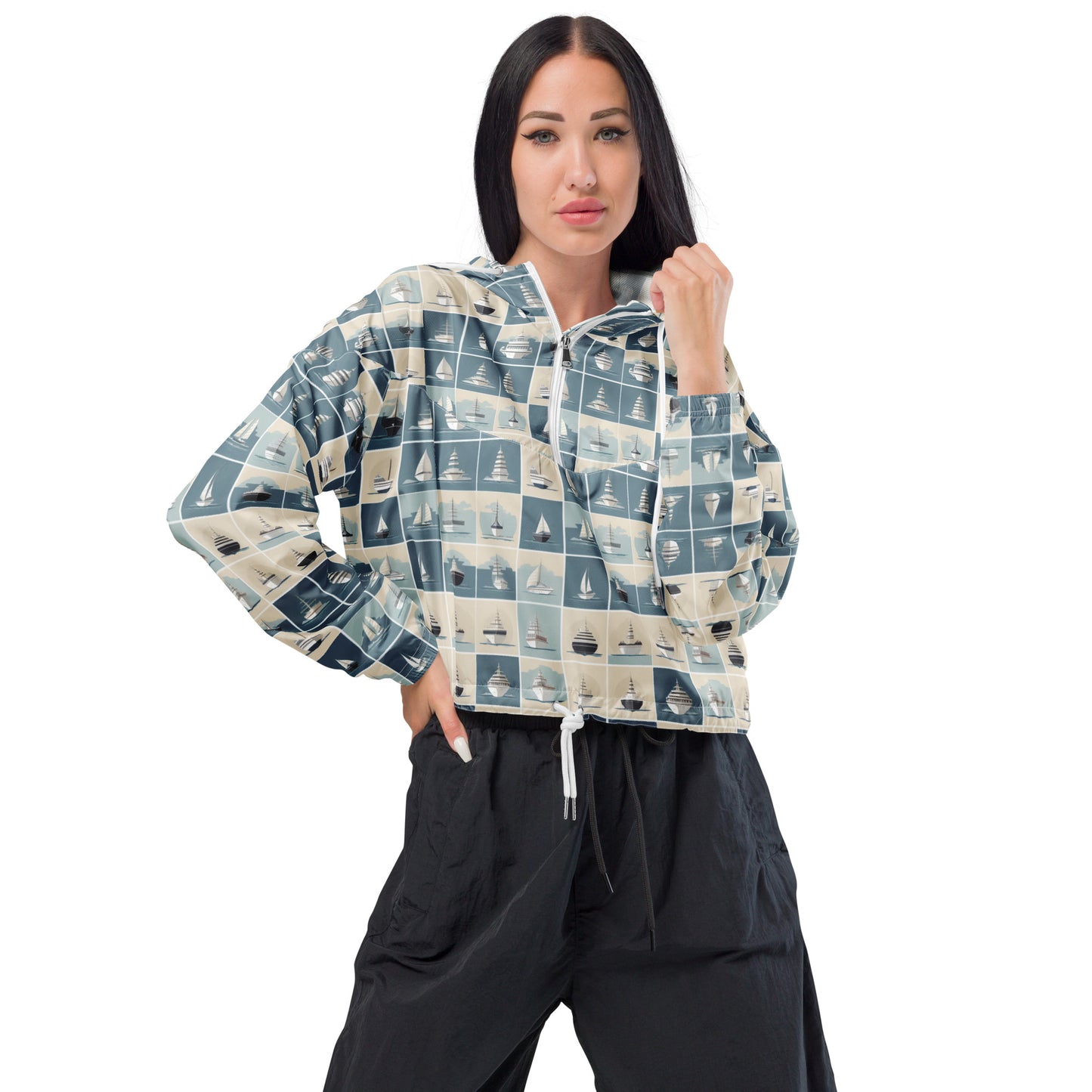 Women’s cropped windbreaker