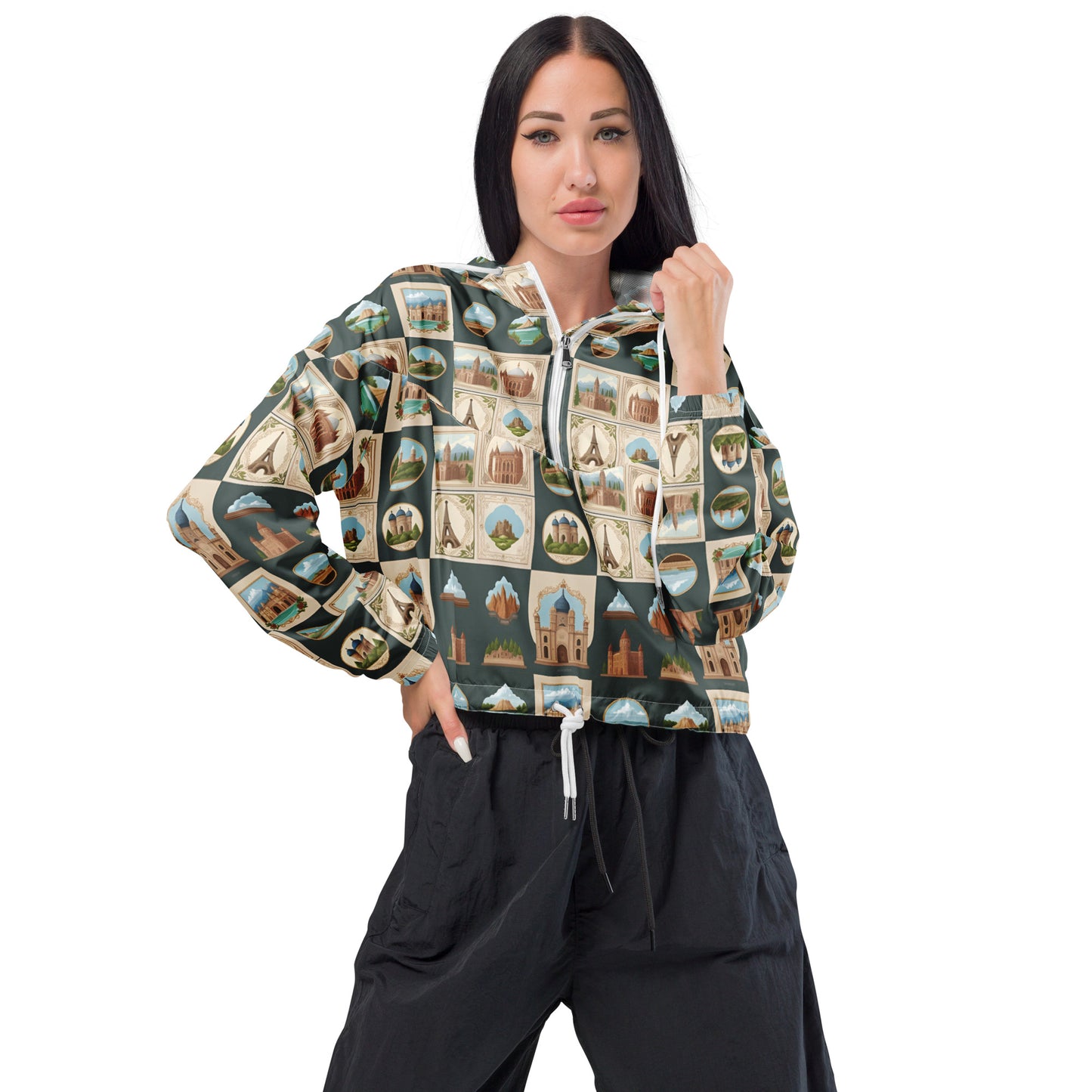 Women’s cropped windbreaker