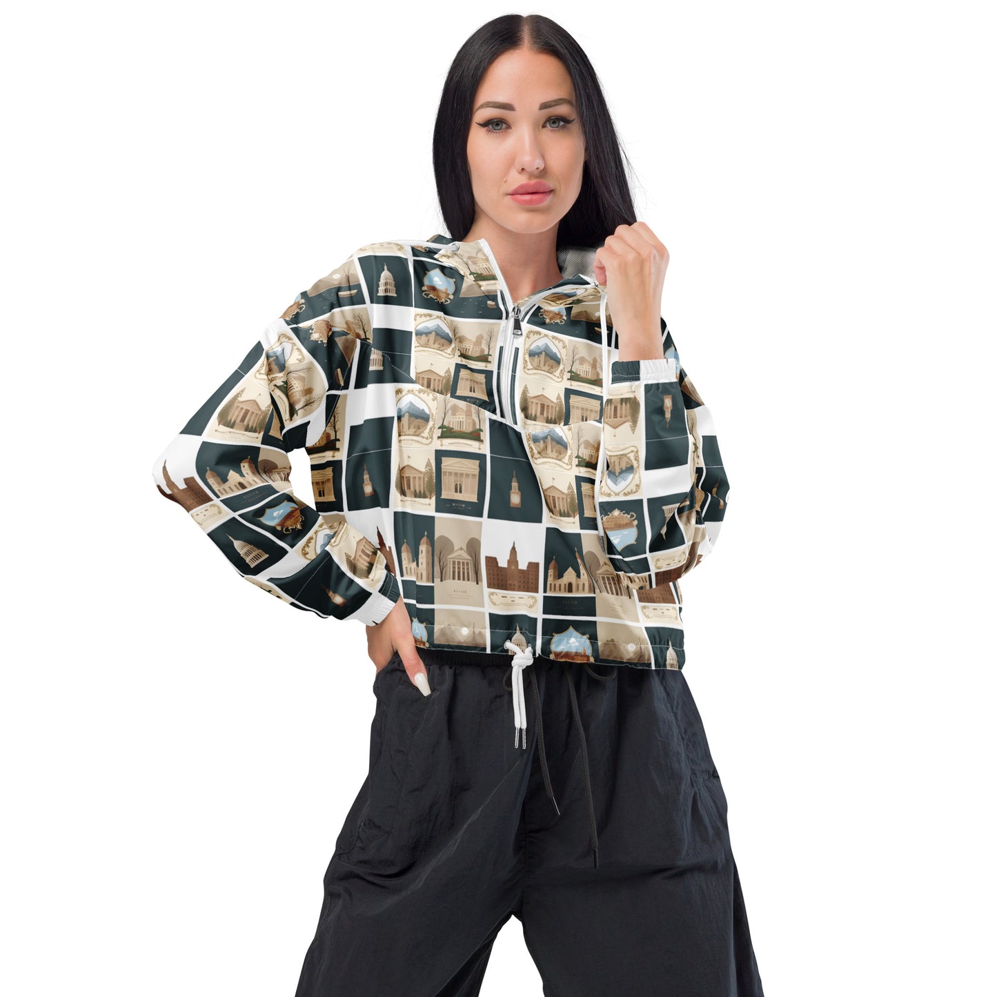 Women’s cropped windbreaker