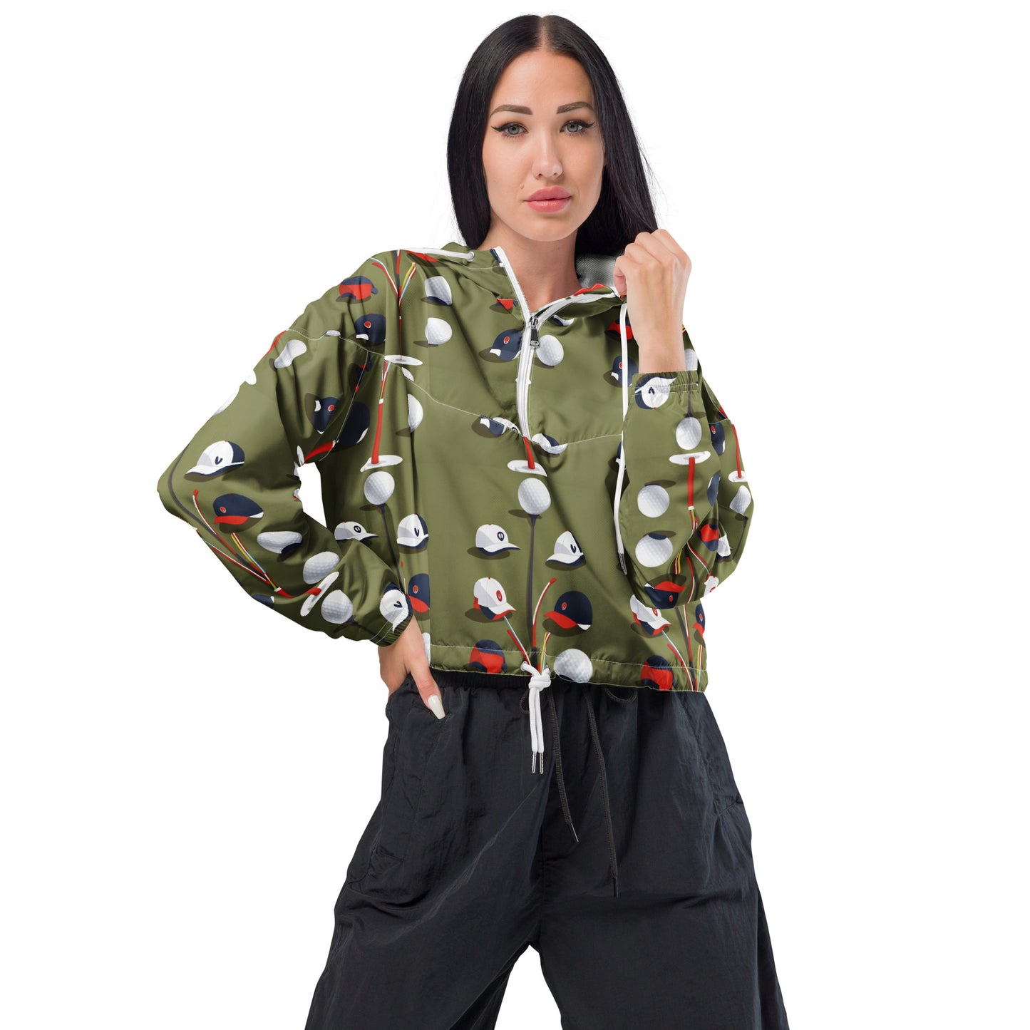 Women’s cropped windbreaker