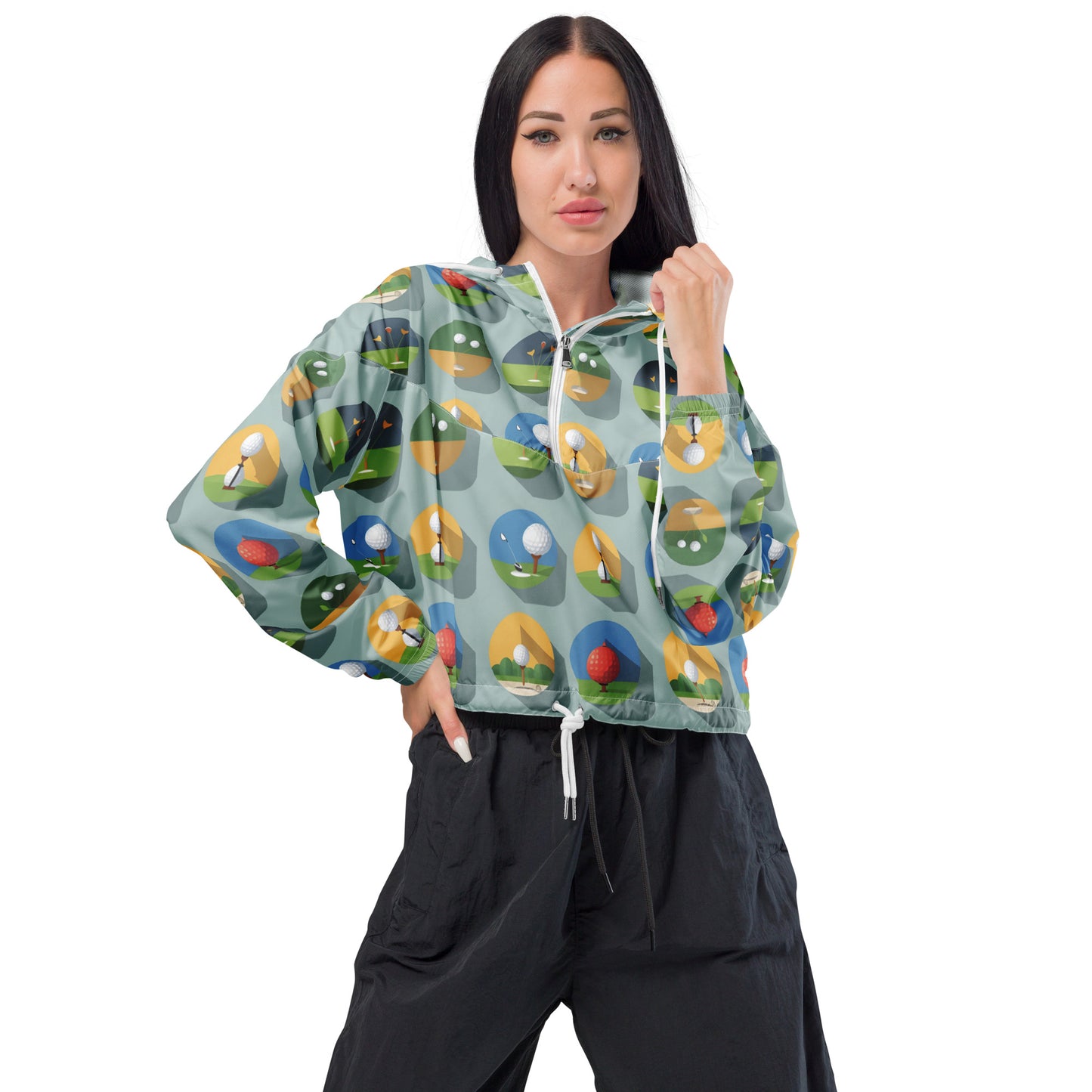 Women’s cropped windbreaker
