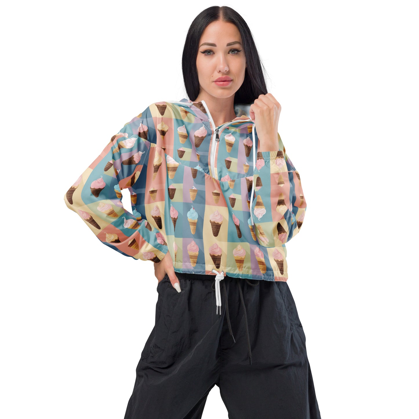 Women’s cropped windbreaker