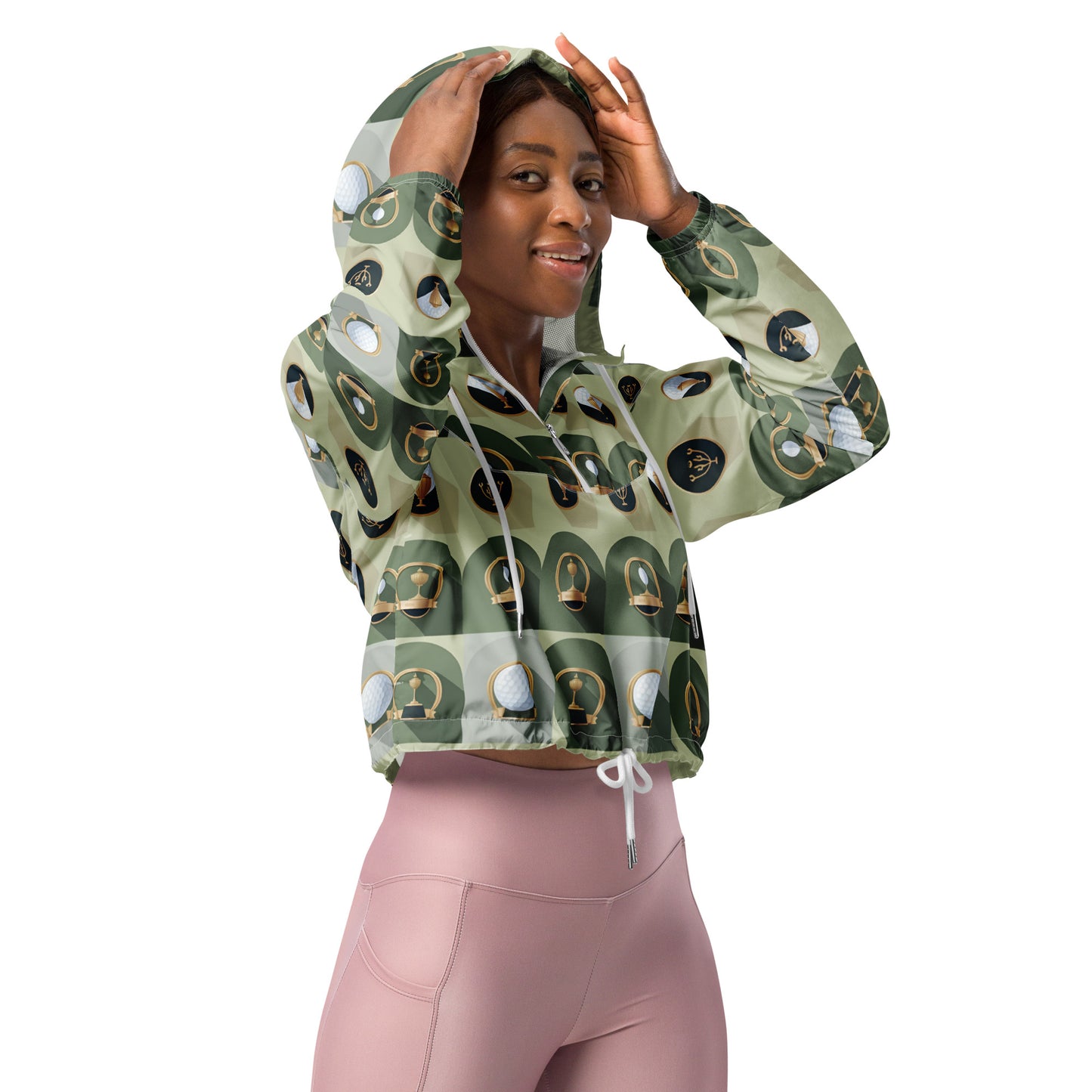 Women’s cropped windbreaker