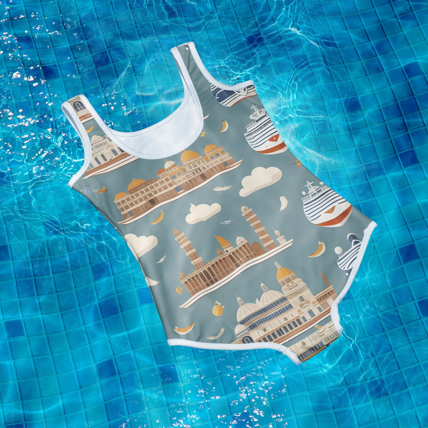 All-Over Print Youth Swimsuit