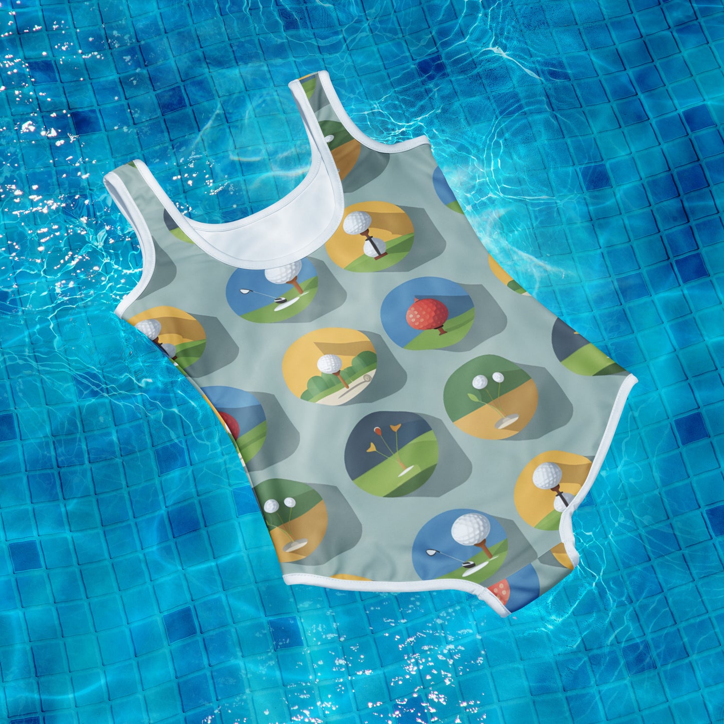 All-Over Print Youth Swimsuit