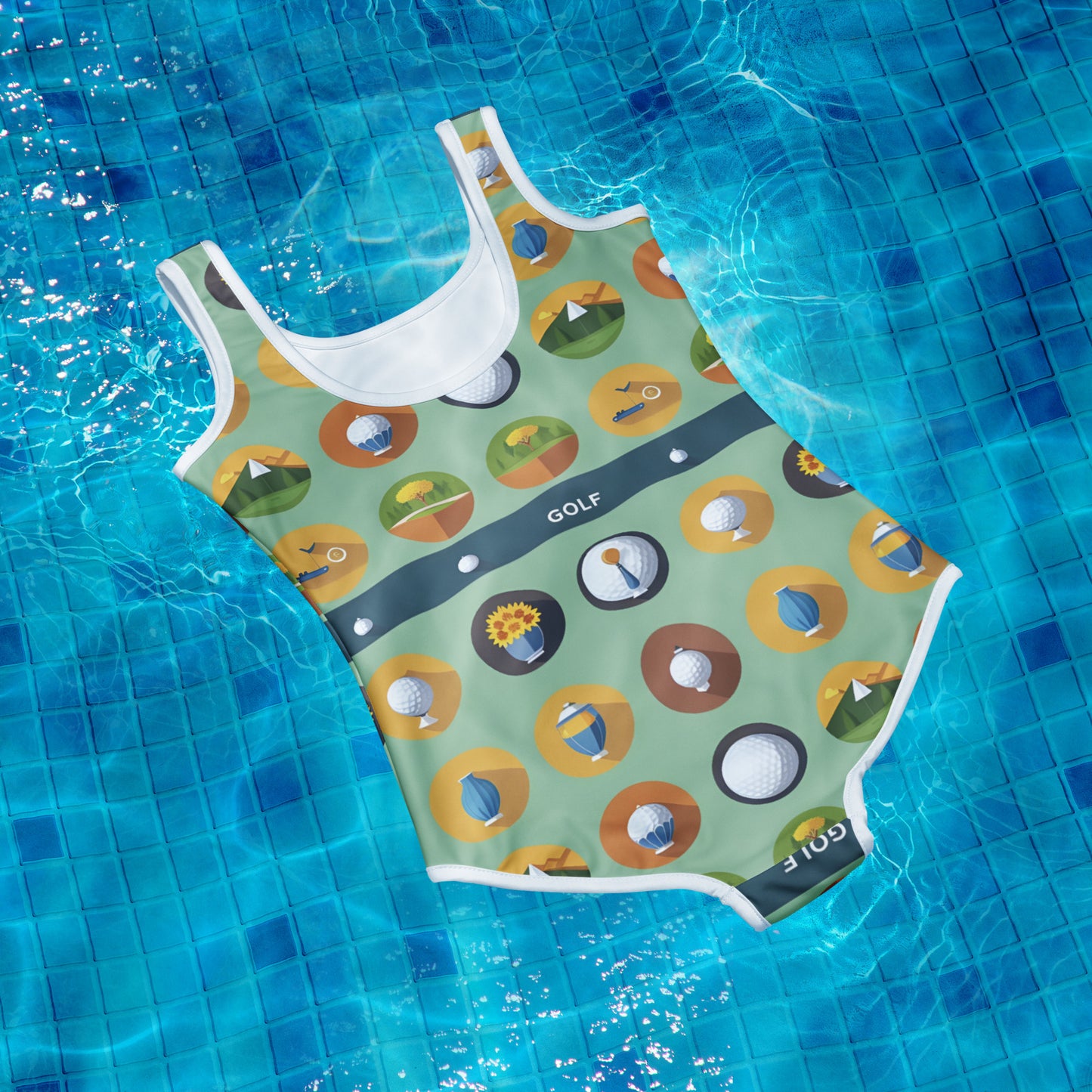 All-Over Print Youth Swimsuit