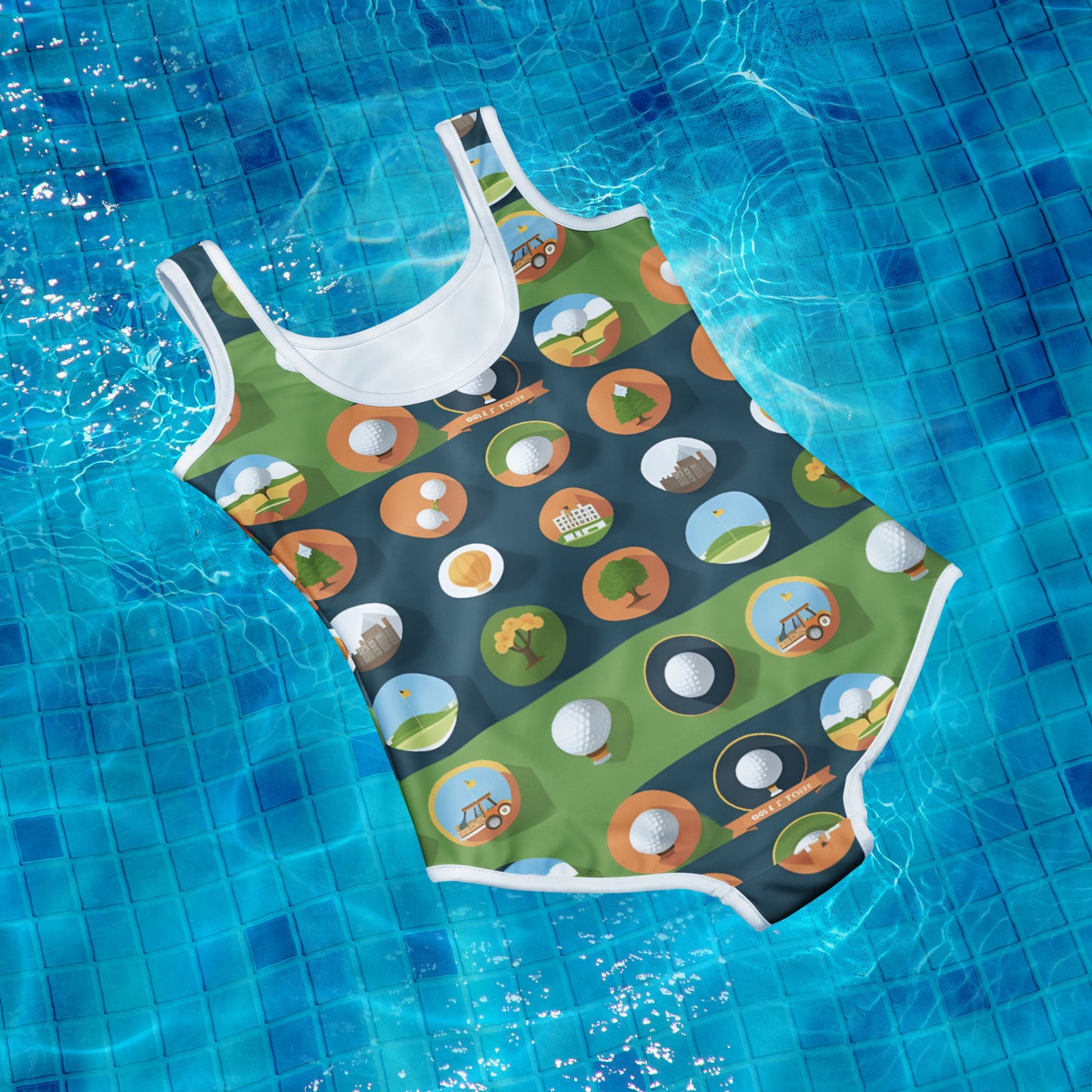 All-Over Print Youth Swimsuit