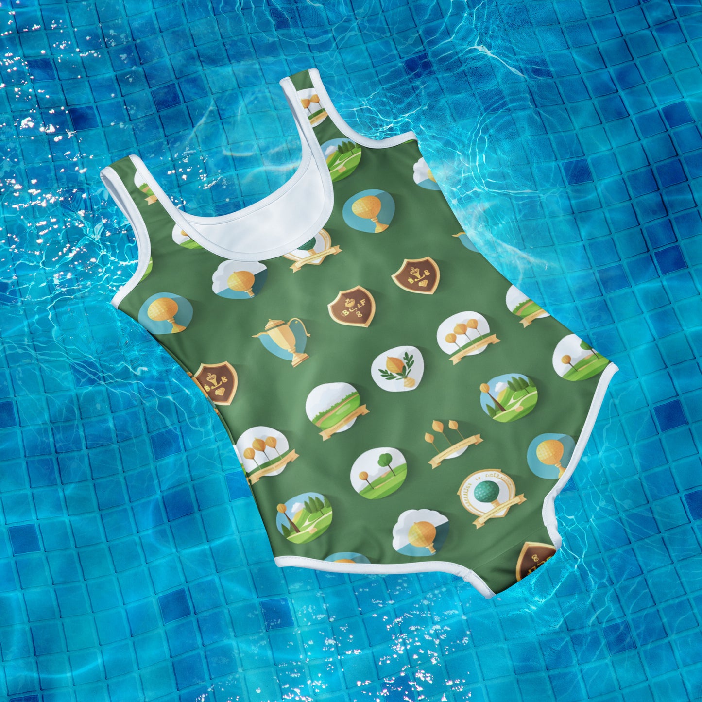 All-Over Print Youth Swimsuit