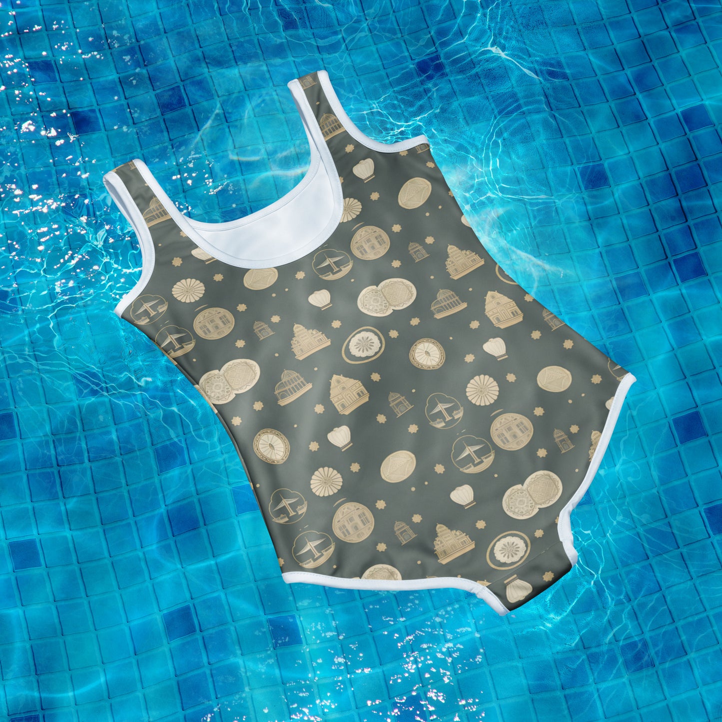 All-Over Print Youth Swimsuit