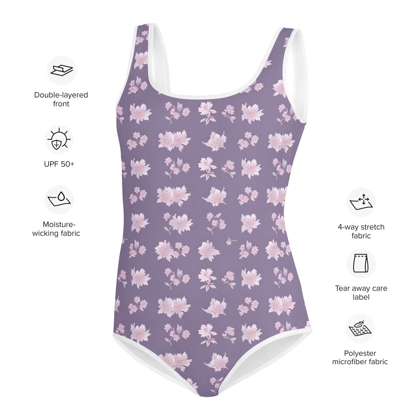 All-Over Print Youth Swimsuit