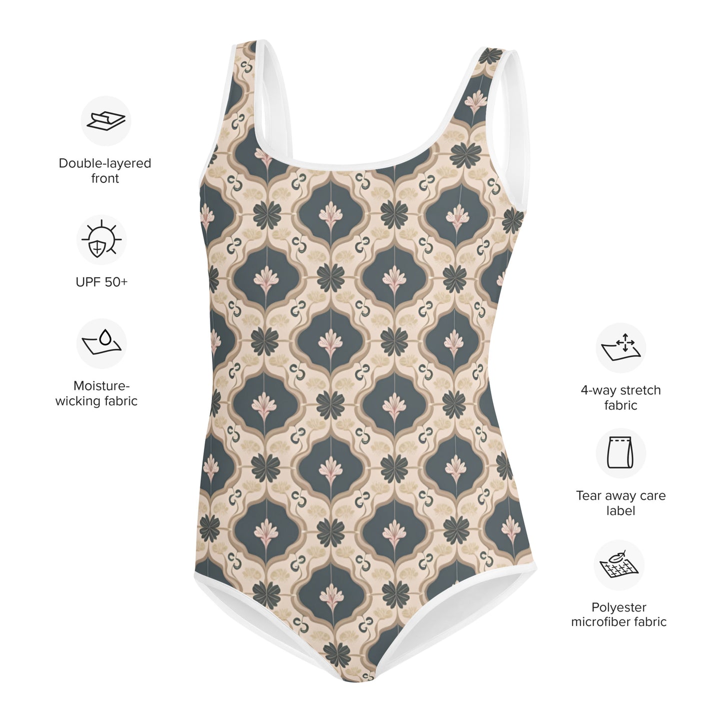 All-Over Print Youth Swimsuit